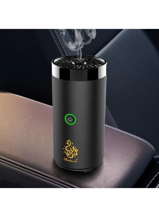 بخور مبخرة كهربائية، موزع عطور محمول قابل لإعادة الشحن عبر منفذ USB-C للاستخدام في المنزل والسيارة. - Image 2